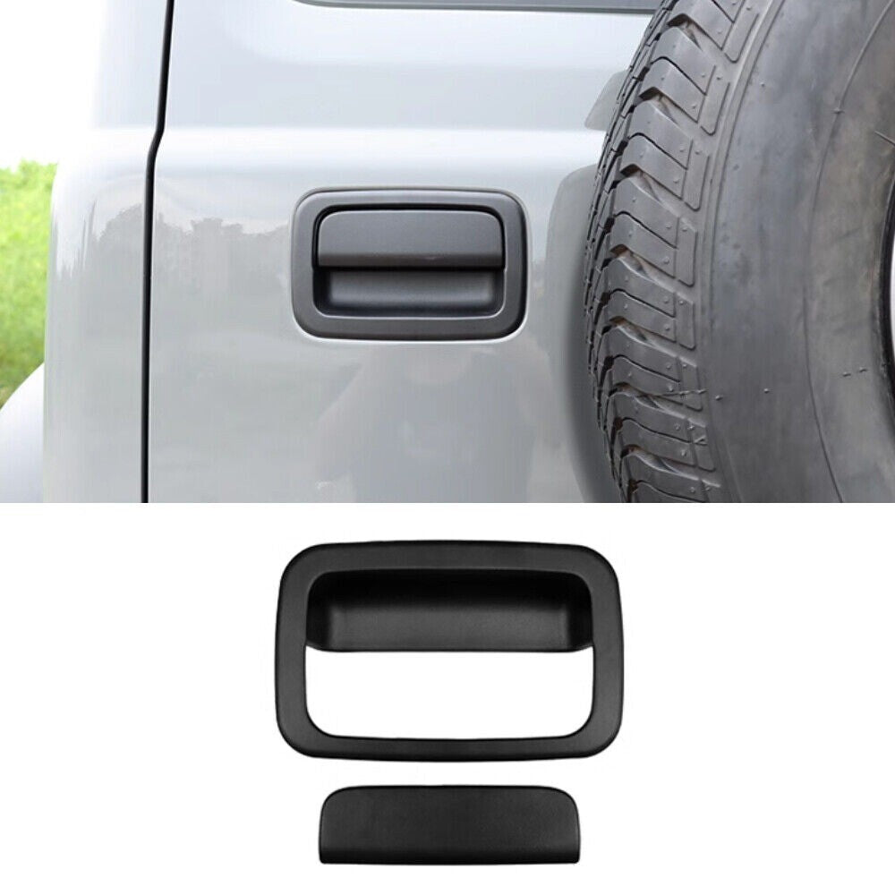 Black Tailgate Door Handle Decorative Cover for Suzuki for Jimny 2Door 4Door 2019+