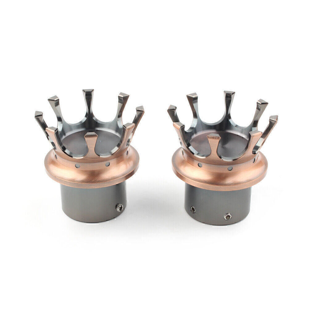 Front Axle Nut Cover Bolt Cap Bronze Fit for Harley XL 883 1200 Dyna Touring Glide