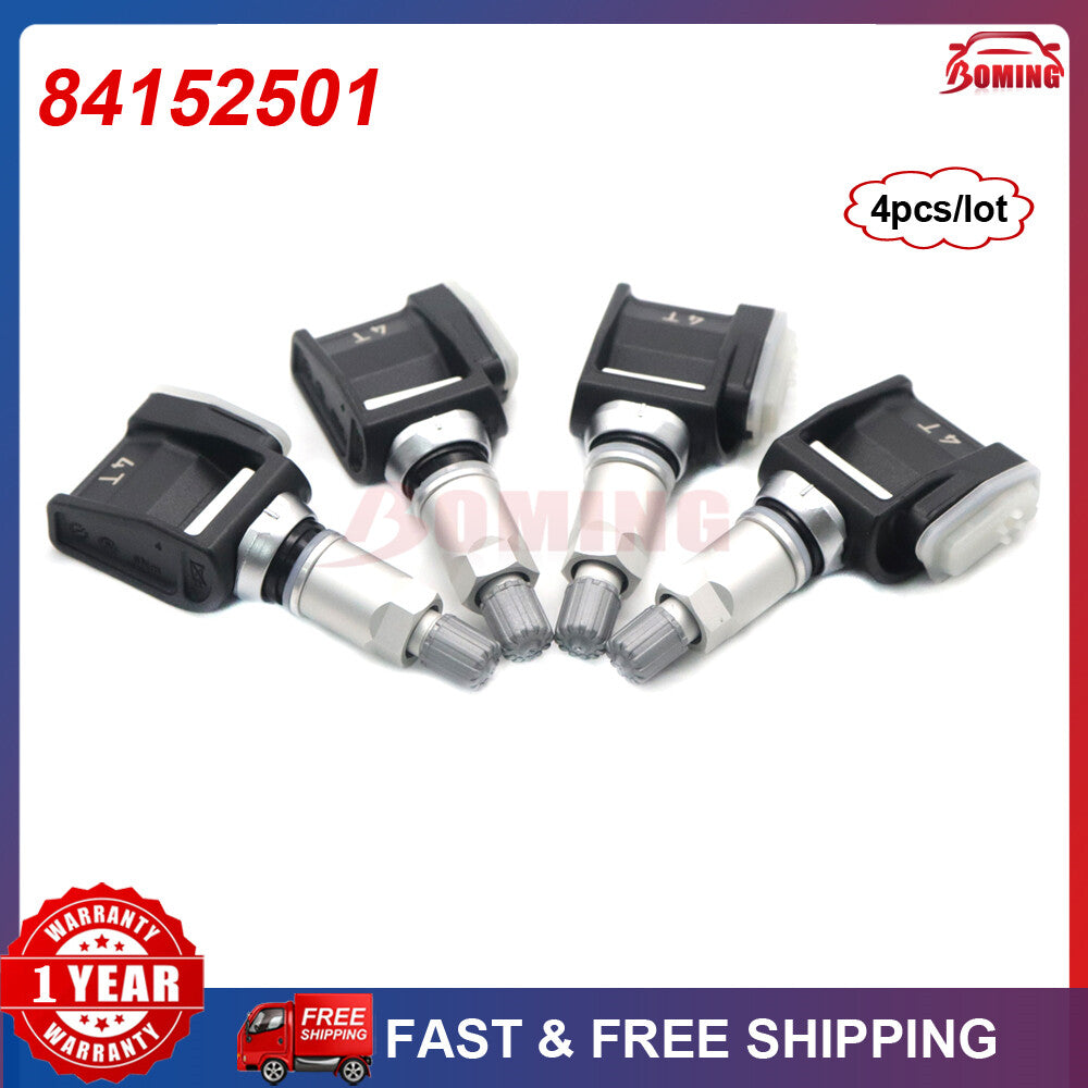 4x 84152501 433MHz New Tire Pressure TPMS Sensor for Chevy Silverado for GMC Trailer