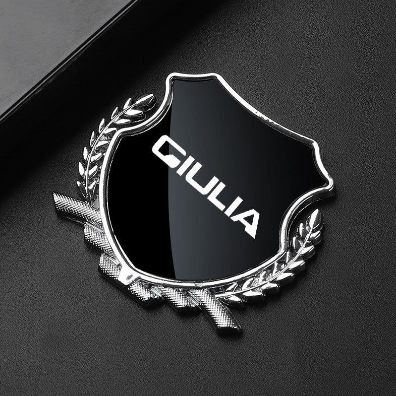 Suitable for Volvo S60 car keychain/key ring, dark brown leather horseshoe buckle gift.