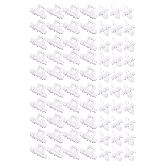 70x Side Door Moulding Trim Clips Panel fit for Benz C124 Coupe 1987-1992/1993