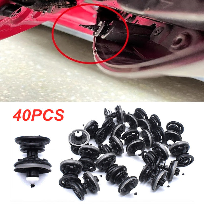 40 for Audi for A4 for A5 for A6 for VW for Passat Door Card Clips Trim Panel Mount Fastener Screws