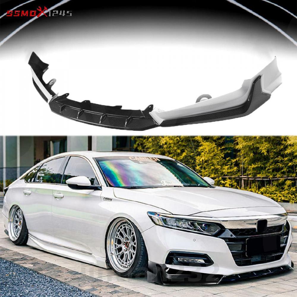 For 2018-2020 for Honda Accord ACR Painted White Pearl Front Bumper Lip Splitter Kit