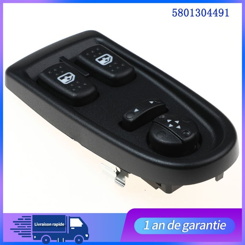 Commande Bouton Leve Vitre Electrique 5801304491 Pour for Iveco Daily IV 2006-2011