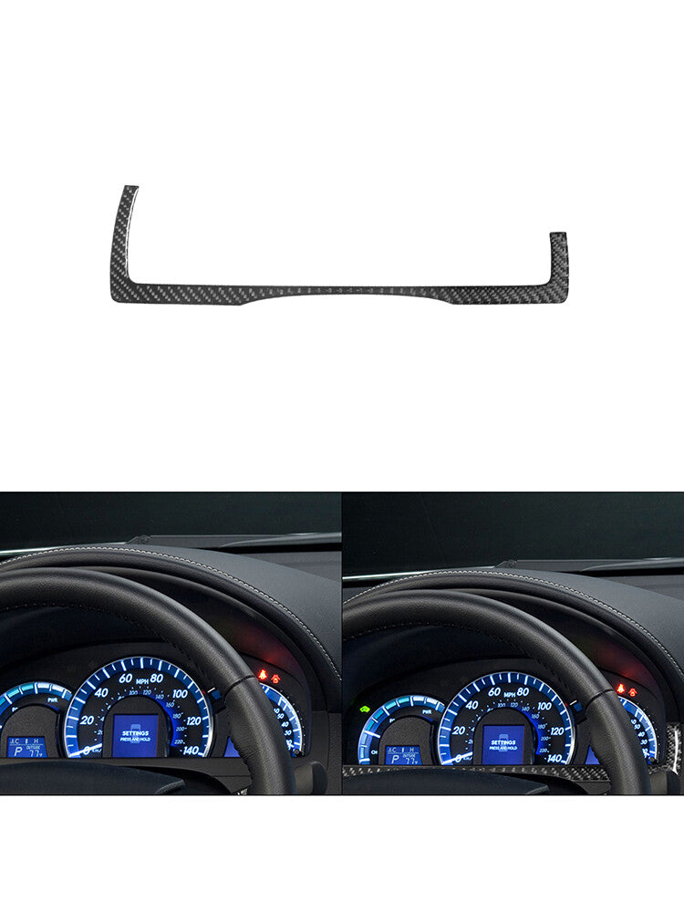 Carbon Fiber Interior Dashboard bottom Cover Trim Strip for Toyota for Camry 2012-14