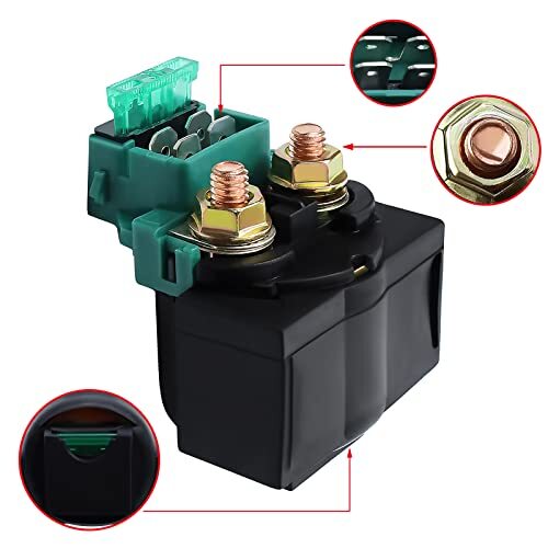 Starter Solenoid Relay for Kawasaki BAYOU 220 KLF200 1988-2002/BAYOU 250 KLF250
