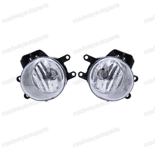Front Bumper Driving Fog Lights Lamps Clear Pair for Toyota Highlander 2014-2016