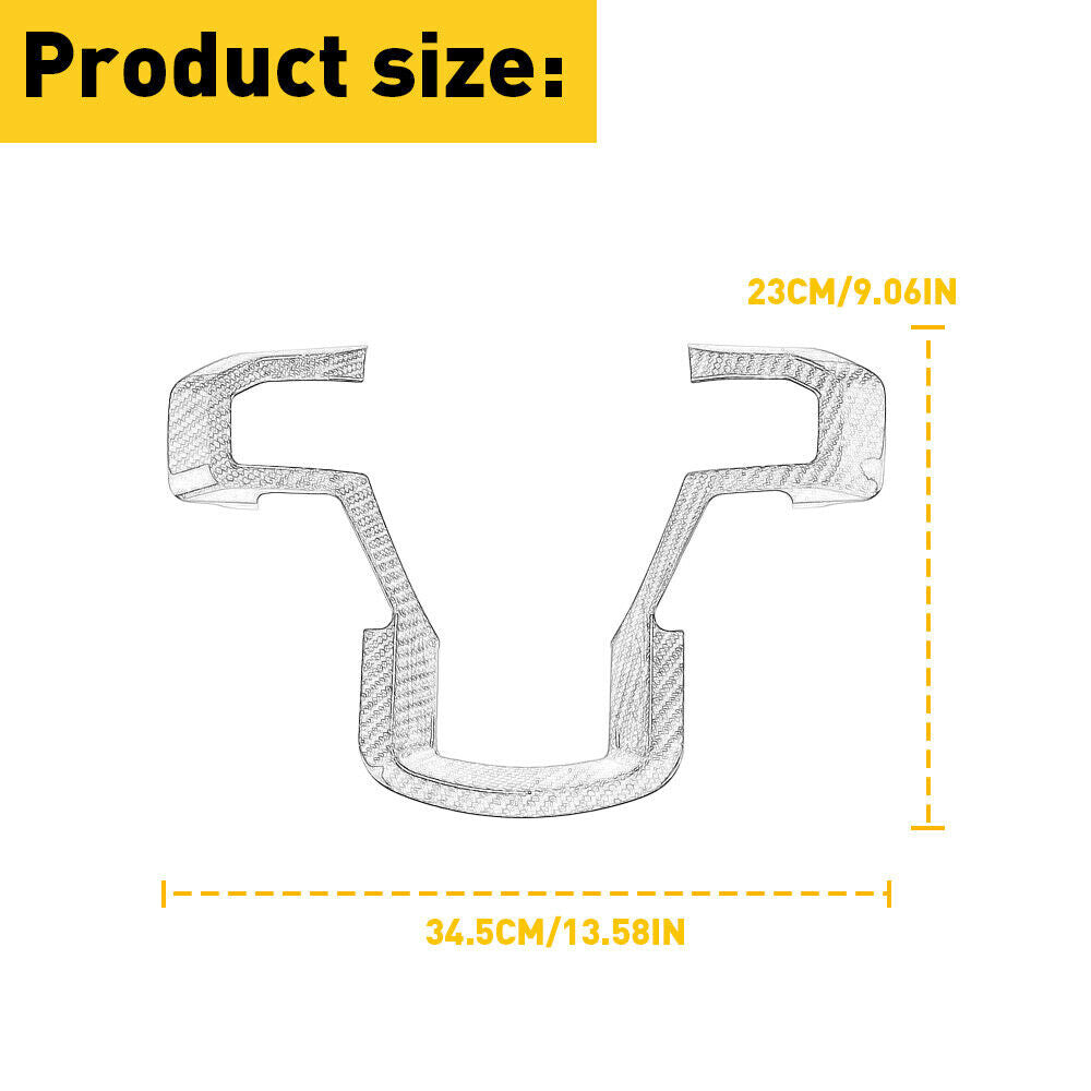 Blue Interior Steering Wheel Moulding Trim Accessories for 2015-2020 for Ford F150