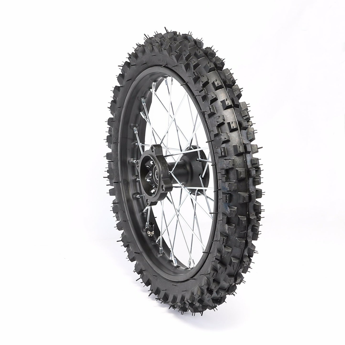 12mm 14-inch front wheel with 60/100-14 tire and rim suitable for Taodao SSR 125cc/110cc pit cross-country bike.