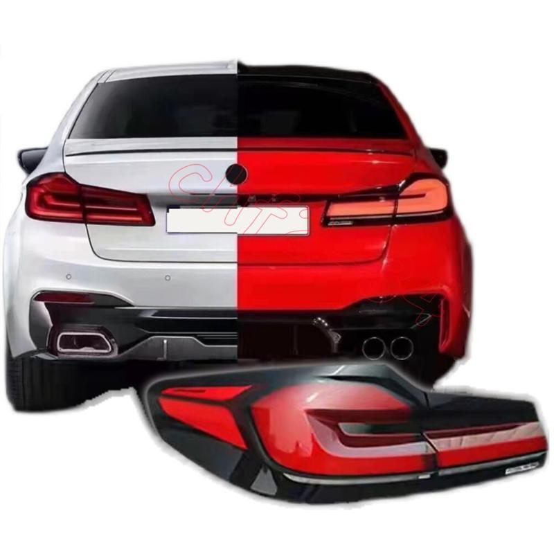 for BMW G30 G38 2018-2021 Smoke Black LED Rear Lamps Taillights Dynamic Signal