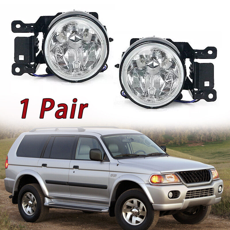 LHRH front bumper fog lights for Mitsubishi Montero Sport 2000 - 2004