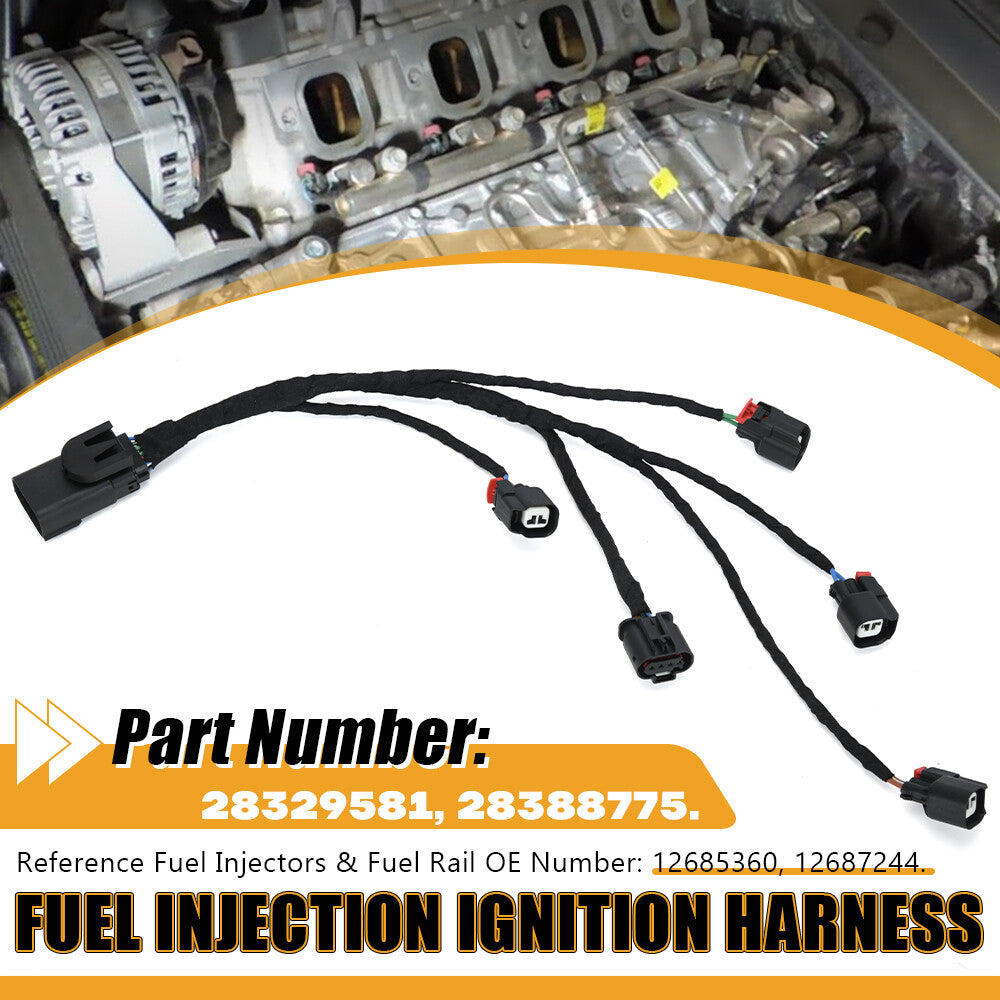Engine Fuel Injector Wire Harness for Left Hand Fuel Rail 5.3L 6.2L V8 28388775
