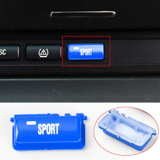 Blue Replacemet Sport Mode Sport Button Cover for BMW 3 Series E46 M3 1998-2004