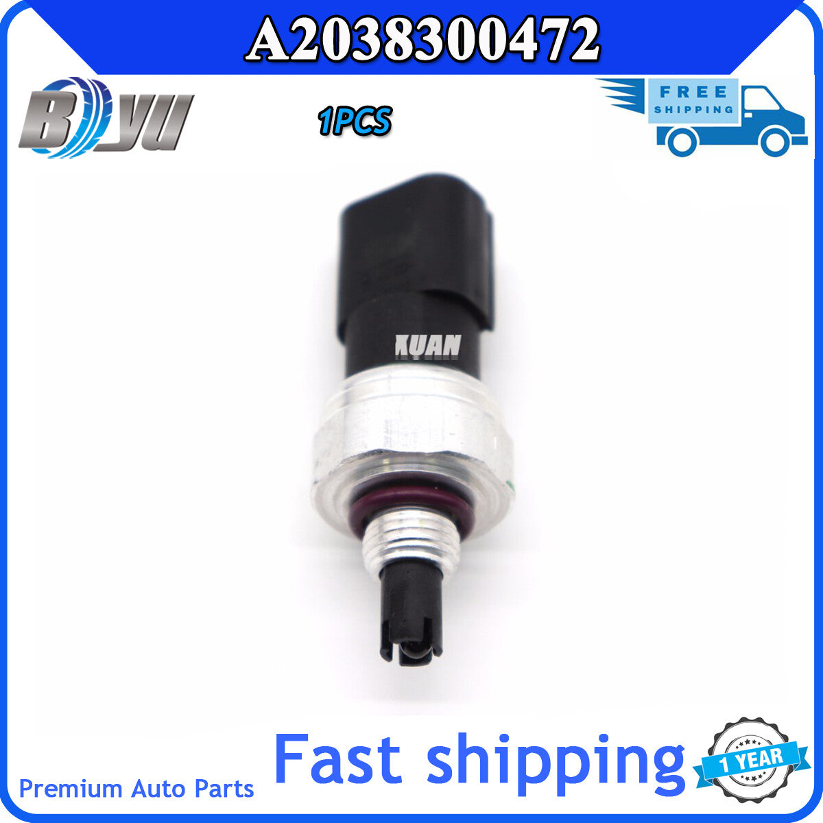 for Mercedes-Benz C209 R230 W163 W203 W211 W219 W463 A2038300472 Pressure Sensor