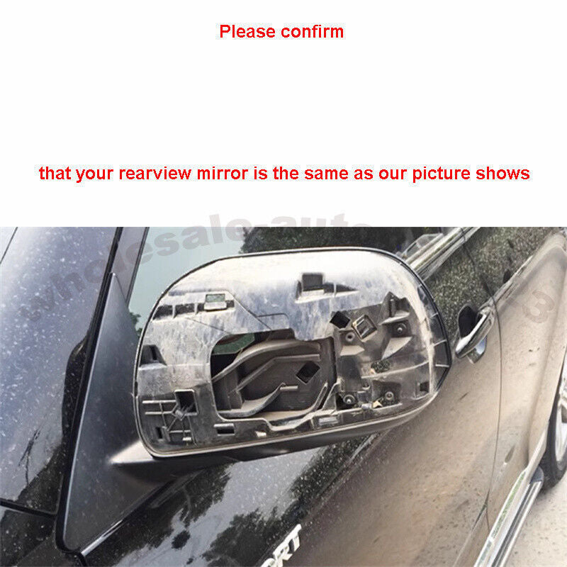 Gray Right Rearview Door Mirror Cover Shell Cap for Toyota Highlander 2009-2014