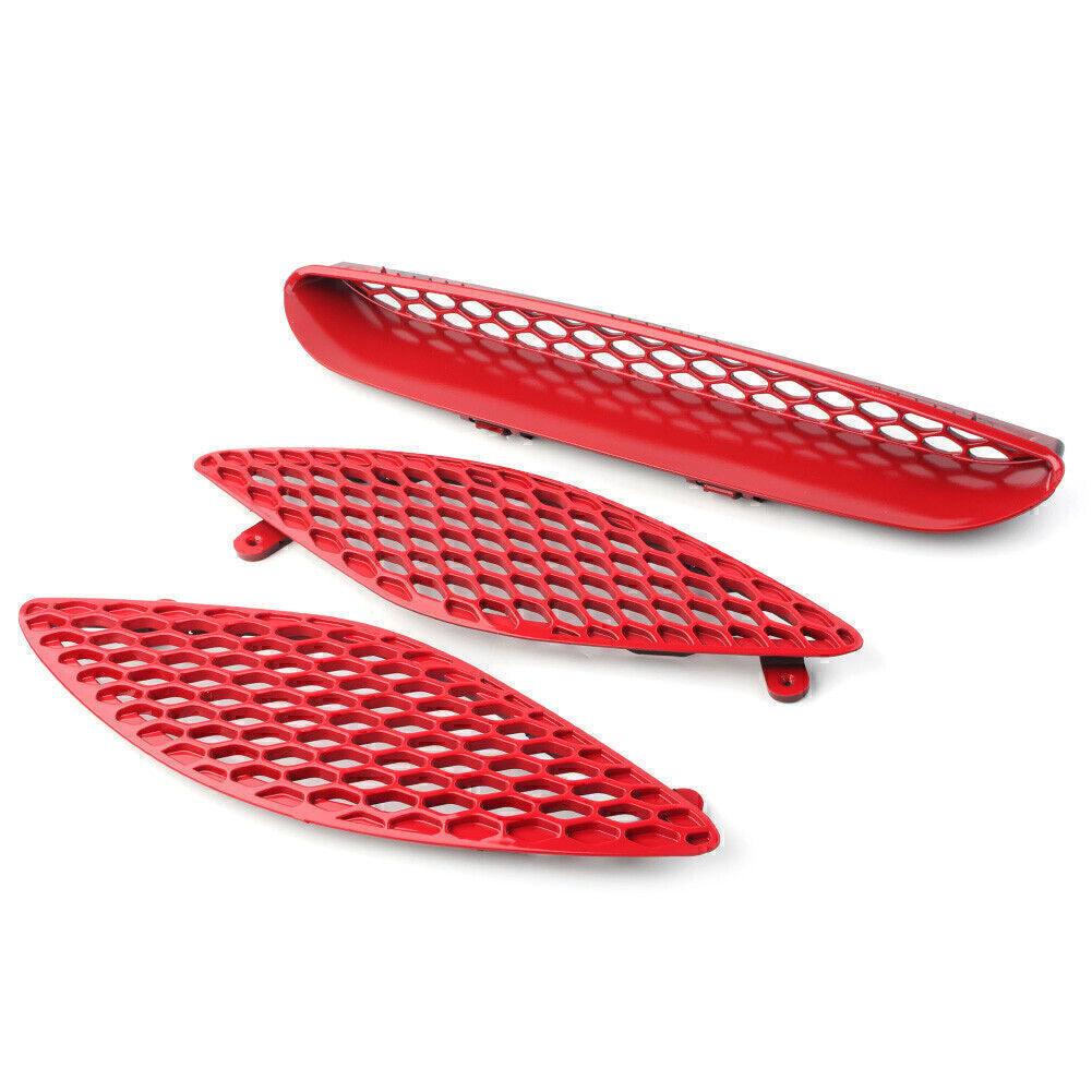 1 Set Center Hood Bezel Grille for Dodge Charger SRT Hellcat 2015-2020 2019 2018