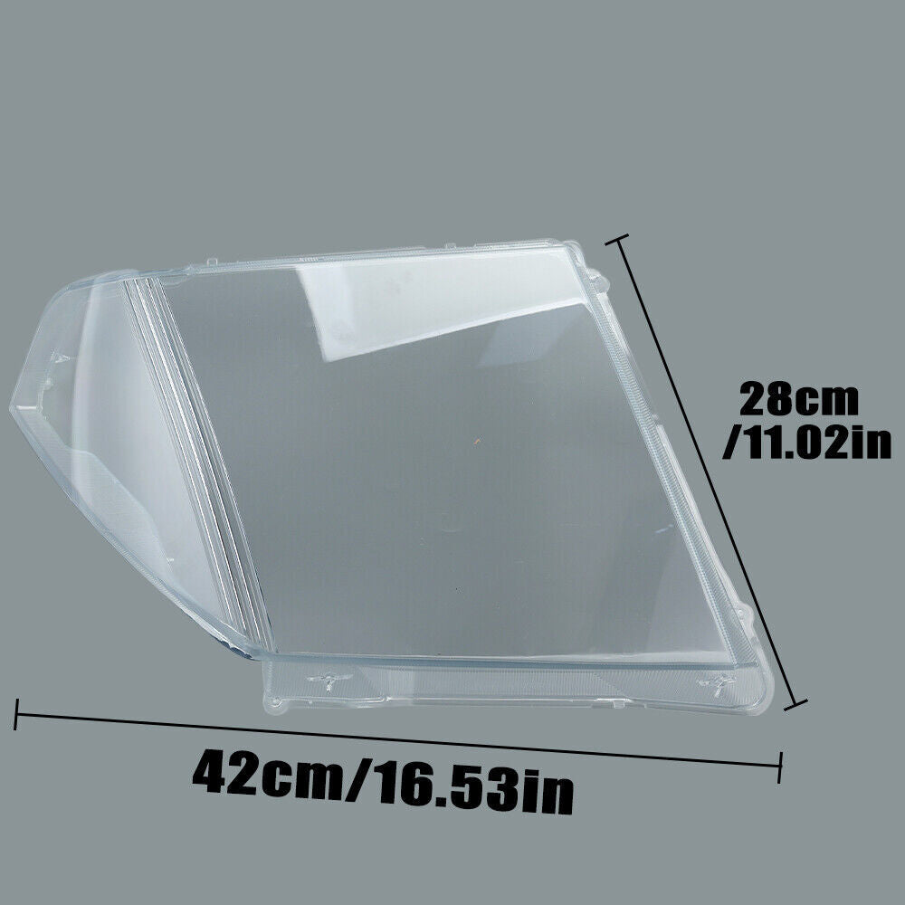 F¨¹r for Nissan Navara D40 2005-2014 Rechts Scheinwerferglas Scheinwerfer Abdeckung