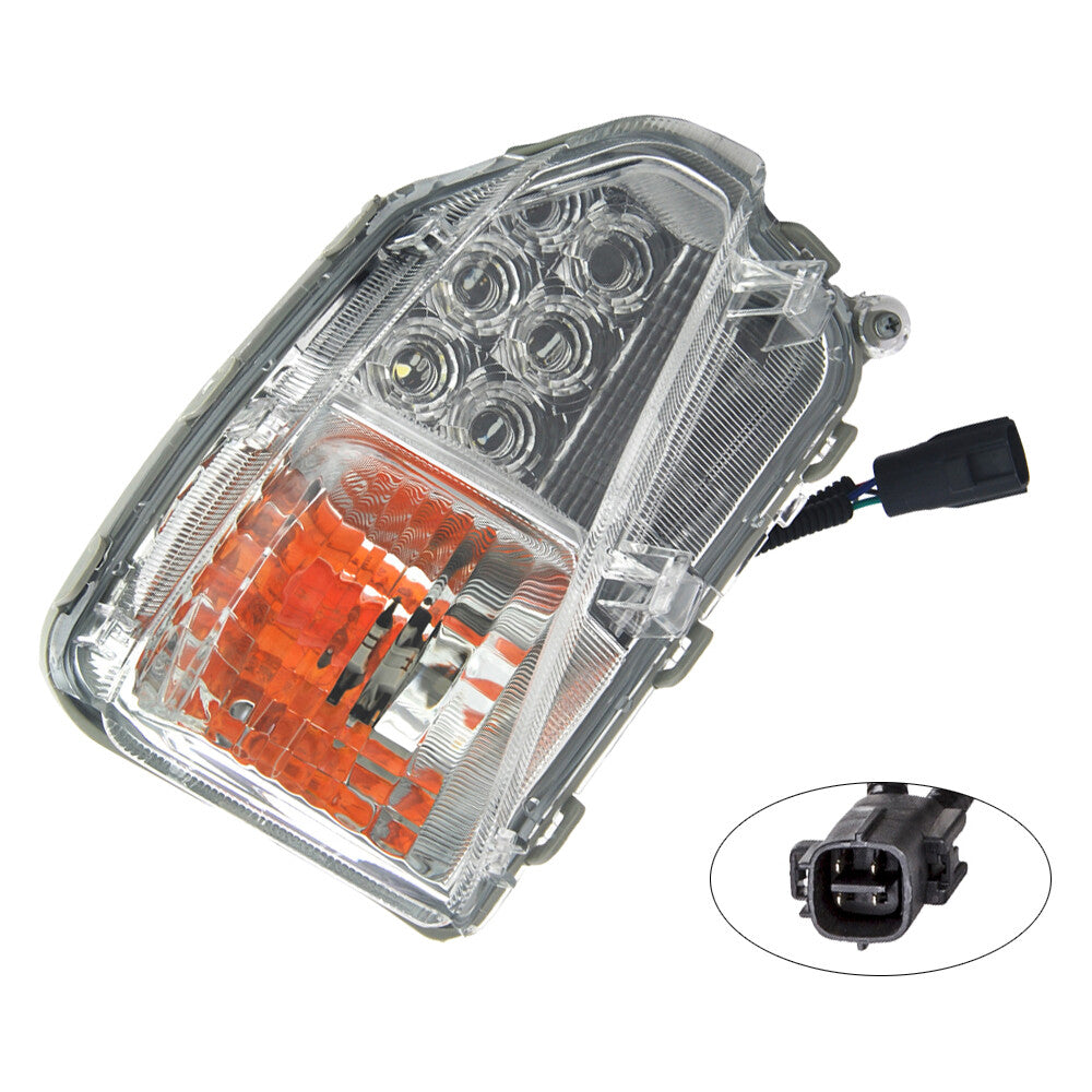 Left Front Turn Signal Fog Lamp w/ Bulb Cold White Light for 12-15 for Toyota Prius