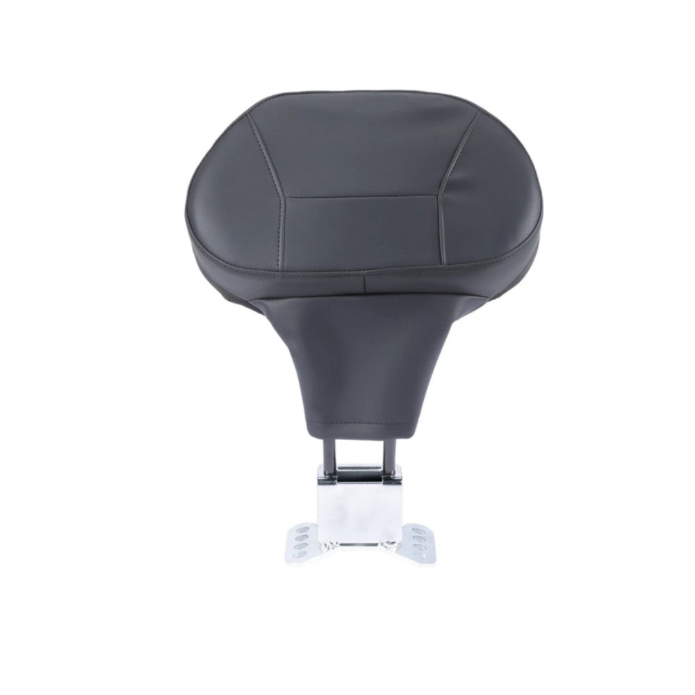 Black Plug-In Driver Rider Backrest Pad Fit for Harley Touring Models 2009-2023