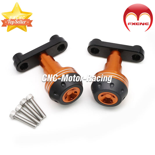 CNC 1x anti-collision protection for aluminum alloy motorcycle frame sliders suitable for DK390 and DK200