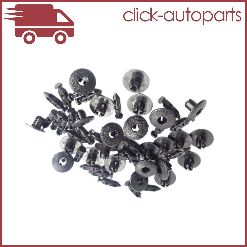 25Pcs For XC70 Fender Liner Under Cover Splash Shield Push-Type Retainers Clips