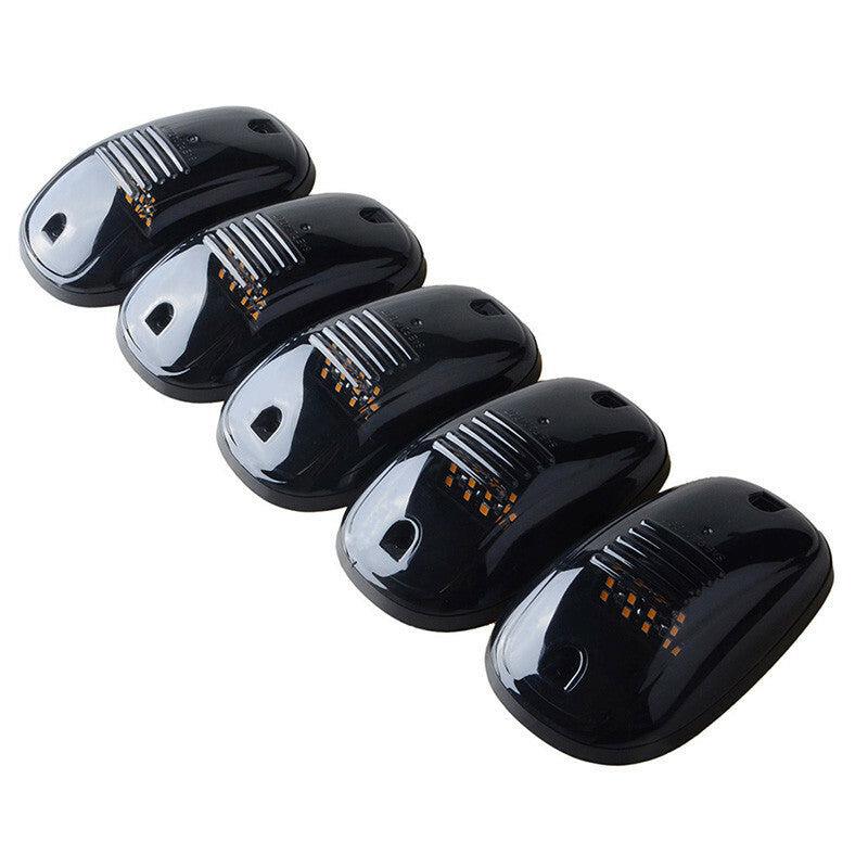 5x Car Cab Roof Top Marker Running LED light Lamp Black Smoked Lens Signal Light