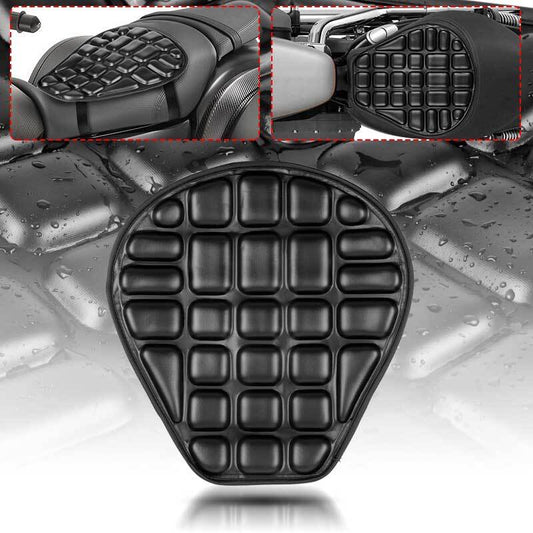 Motorcycle Comfort for Seat Cushion PU Cover Pillow Pad Pressure Relief Waterproof
