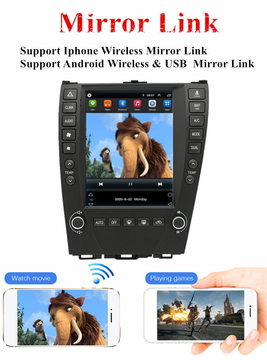 9.7''Android11 32GB Carplay Car Stereo GPS for Lexus ES/240/300/330/350 2006-12
