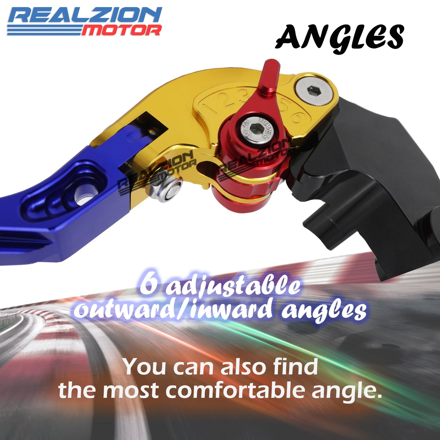 Realzion NMAX 125 155 Brake Clutch Lever Motorcycle CNC Adjustable Folding Lever