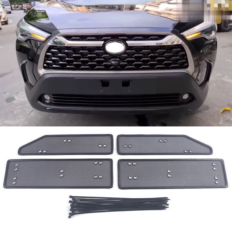 for Toyota for Corolla Cross 20-24 Steel Front Grille Grid Anti-Insect Proof Net 4X
