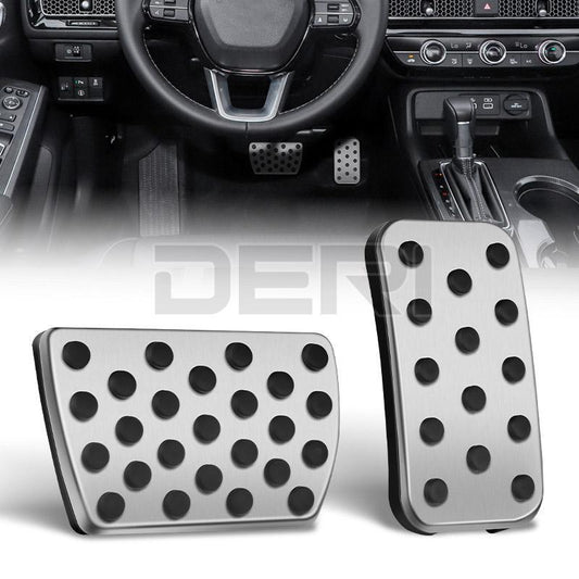 Brake Gas Pedal Pad Cover Non~Slip Steel Trim for Honda Accord for Civic Odyssey CRV
