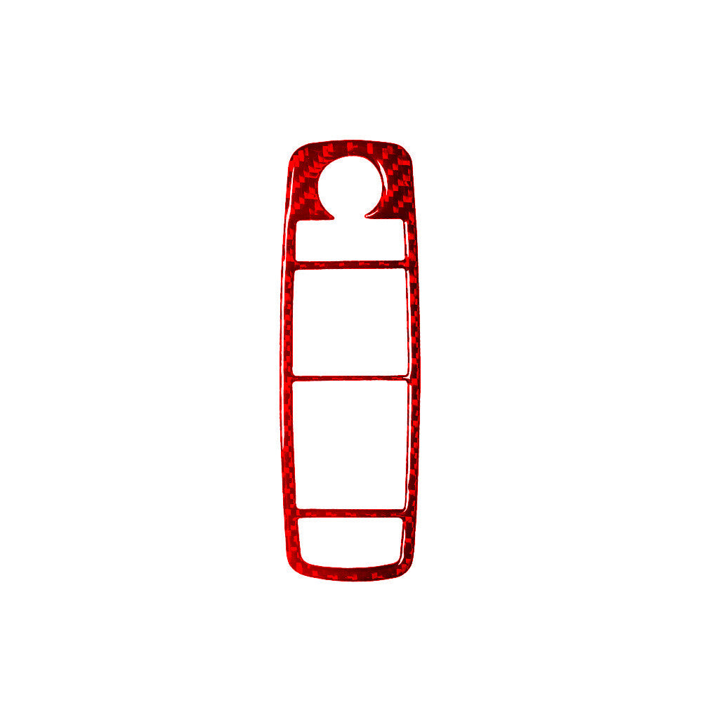 Red for Mercedes R-Class 2009-2012 Door Window Regulator Trim Cover Carbon Fiber