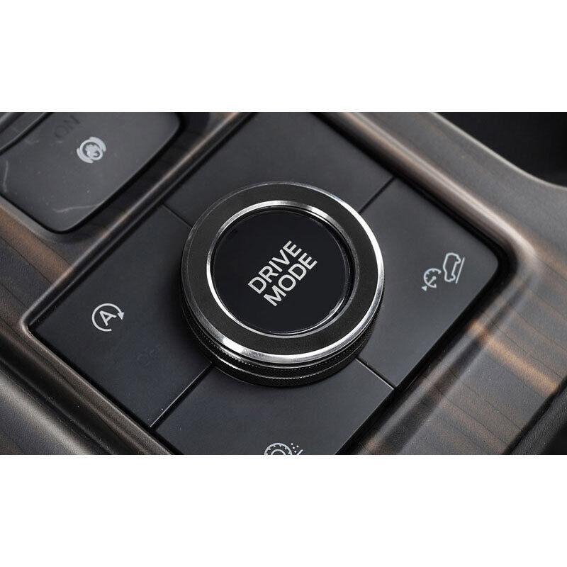 Driving Mode Switch Button Cover Ring for Ford Explorer 2020-2022 Black Aluminum