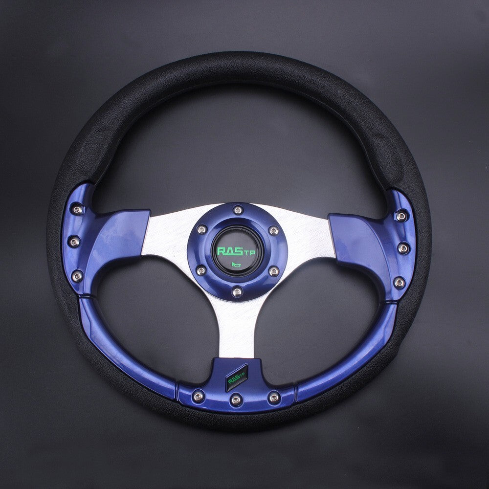 Universal Blue 13 320mm 6-holes Aluminum Steering Wheel for Racing Car for Golf Car