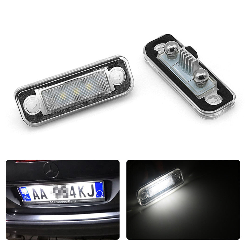 LED Number License Plate Light Lamps for Benz for Mercedes E-CLASS W211 4D 2003-2009