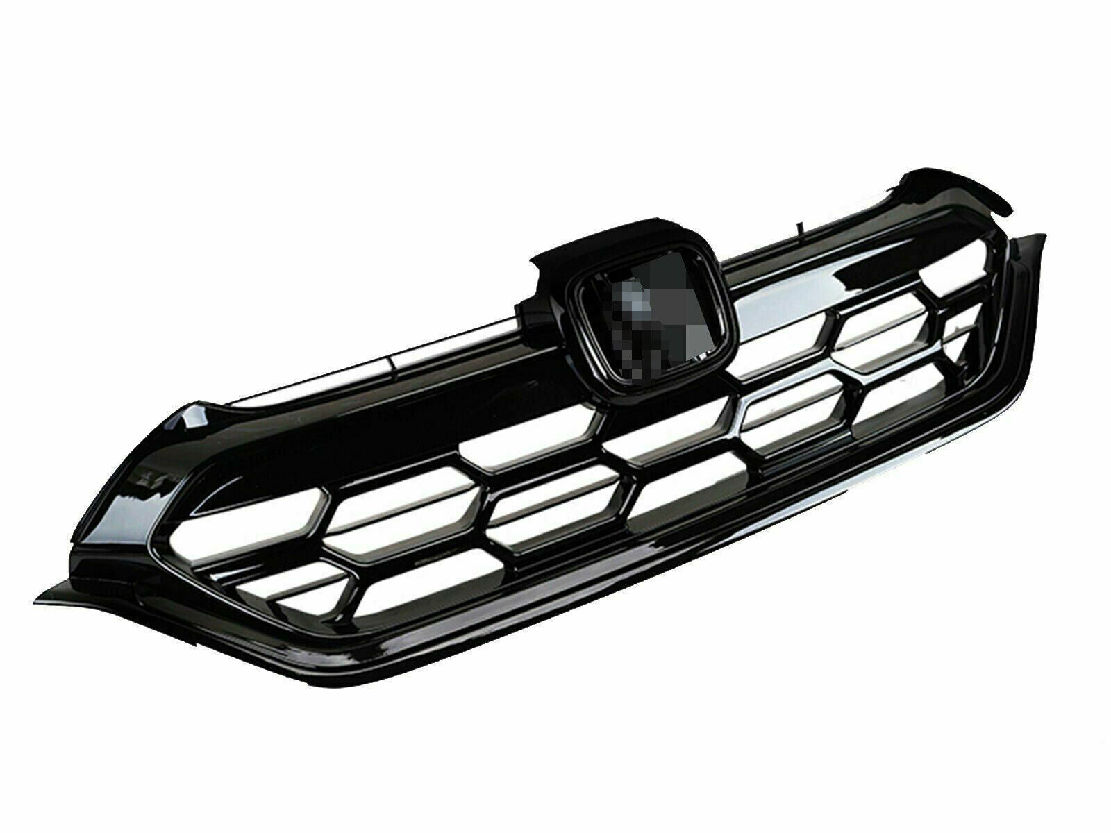 for Honda CR-V CRV 2017-2022 Gloss Black Grille Front Bumper Center Mesh Replace