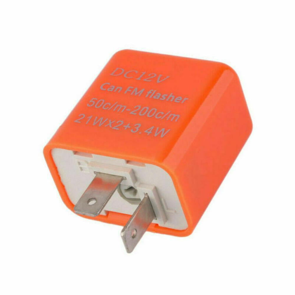 2 Pin 12V Flasher Relay Signal Indicator for Honda for Suzuki Motorcycle Adjustable