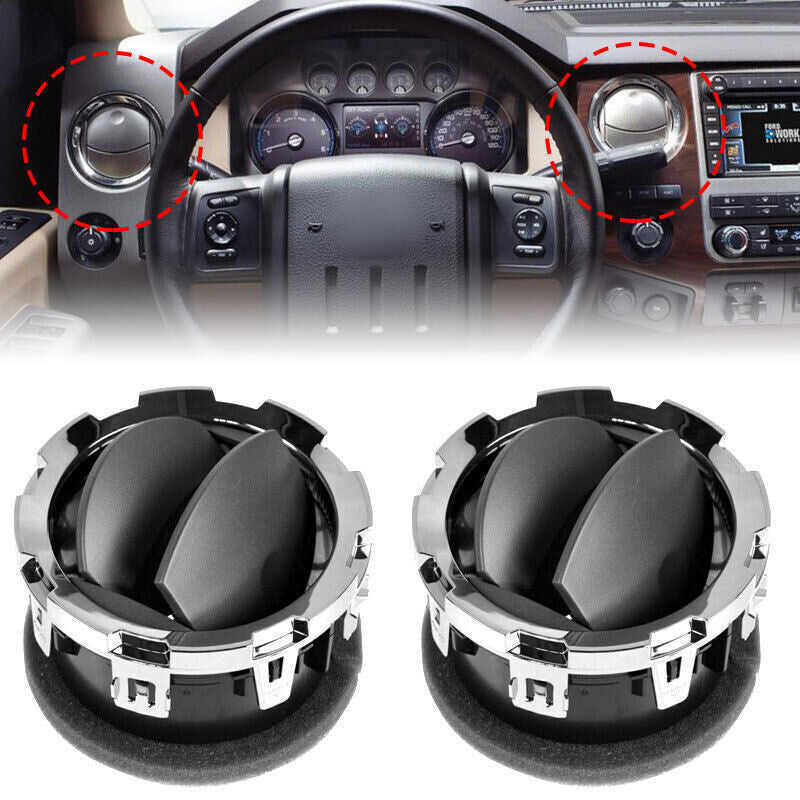 2PC AC / Heater Air Duct Vent for 2011-2016 for Ford F250 F350 F450 F550 DC3Z19893BA