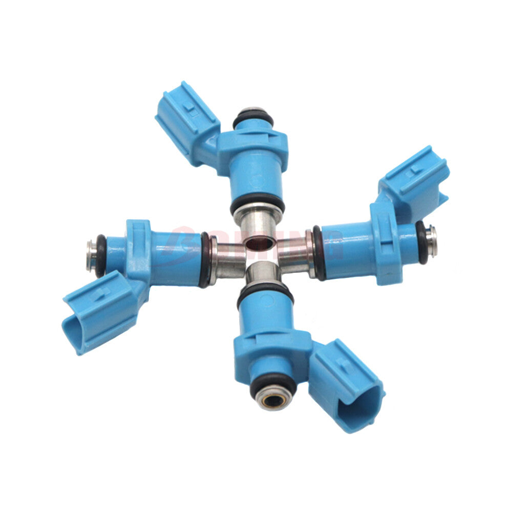 (4-pack) Fuel Injector 6C5-13761-00-00 for Yamaha 40HP, 50HP, and 60HP 4-stroke engines.