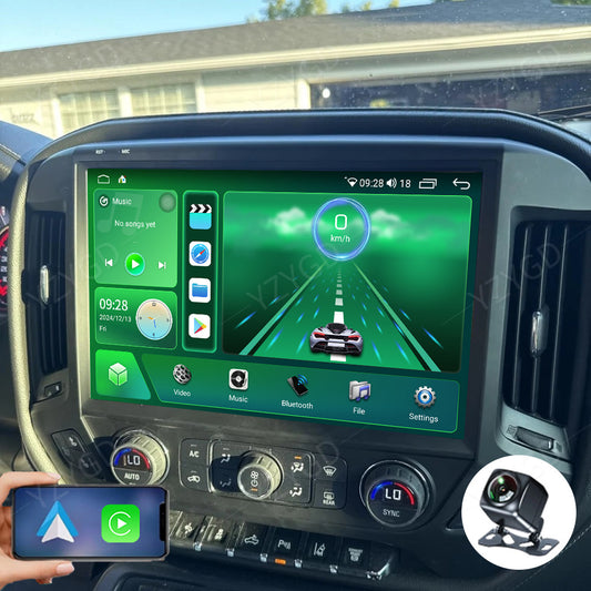 for Chevrolet Silverado for GMC for Sierra 2014-2018 Stereo Apple Carplay Car Radio GPS