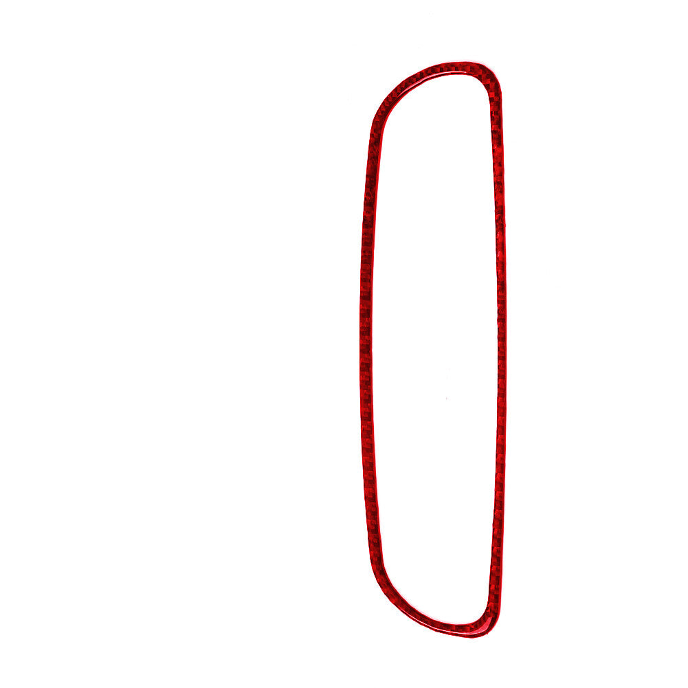 Red Carbon Fiber Rearview Mirror Cover Trim Type A for Chrysler 300 2005-2007