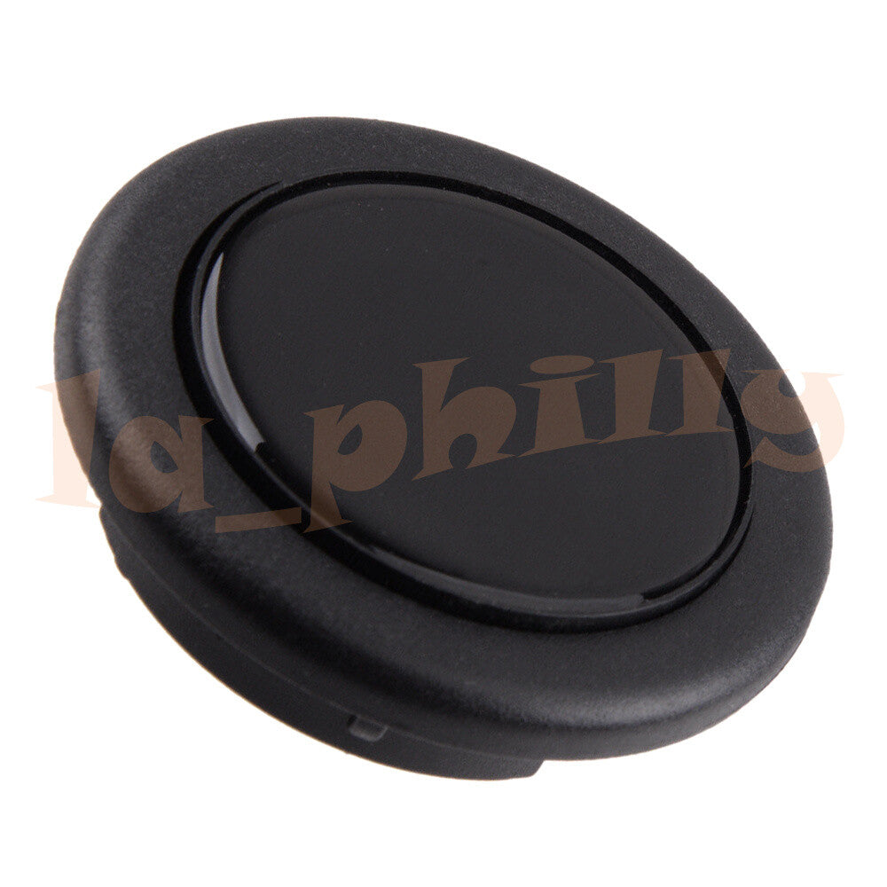 Universal Car Front Steering Wheel Horn Button Cover Modified Truck Black