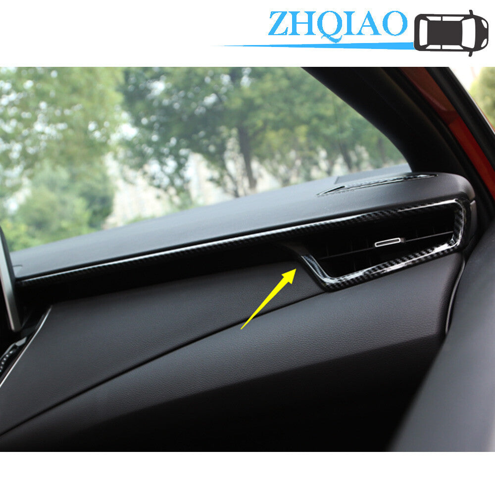 Carbon fiber style Air Vent Outlet Cover Trim Fits for Toyota NEW for Corolla 2019-2022