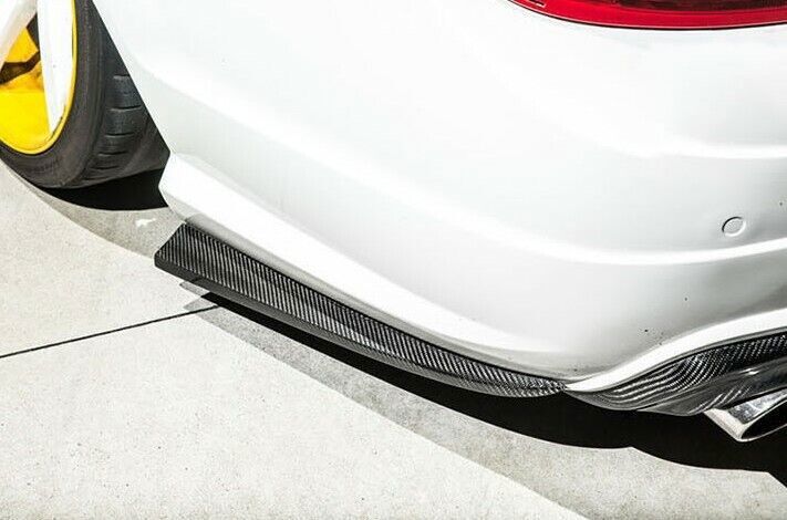 Carbon Fiber for Mercedes-Benz W204 C63 2012-2014 Car Rear Bumper Side Splitter