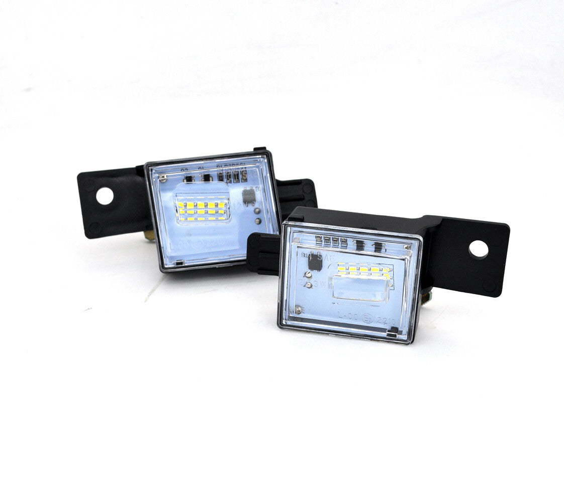 2 white 6000k LED License Plate Light Assy For Chevrlet silverado 1500 2014-2018