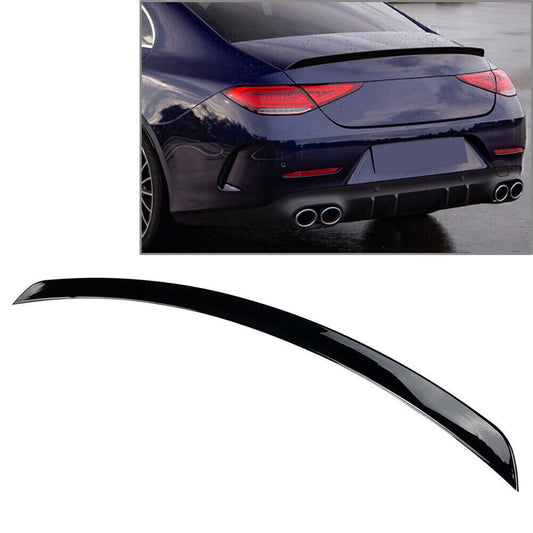 Car Tail Wing Rear Trunk Spoiler Gloss Black for Mercedes CLS-Class C257 2018+