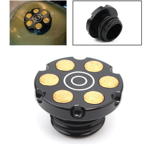 Fuel Gas Tank Oil Cap Cover for Harley Sportster XL1200 883 1996-Up Fat Bob FXDF