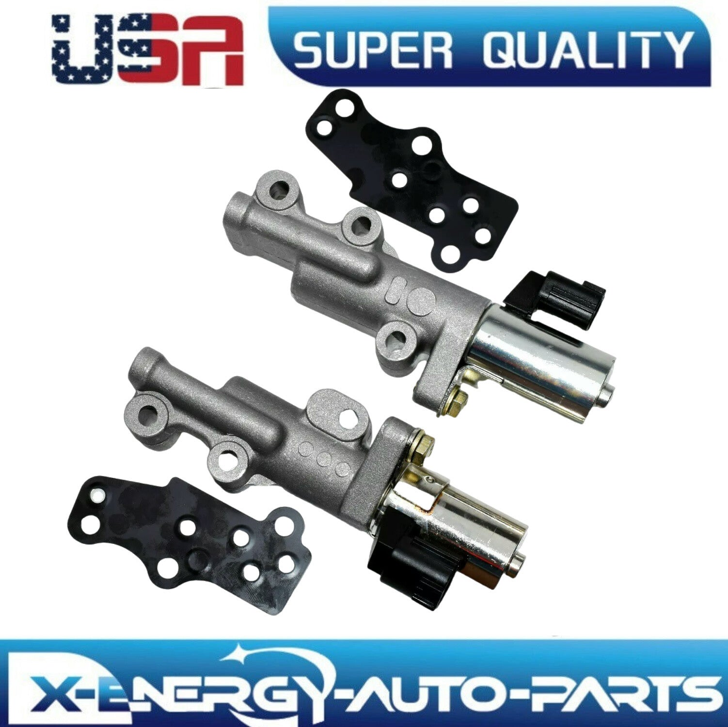 2pcs Variable Valve Timing VVT Control Solenoid Set for Infiniti 3.5L LH RH