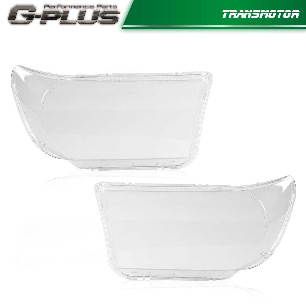 Replacement headlight lenses for 2007-2013 for Toyota Tendera and 2008-2017 Sequoia.