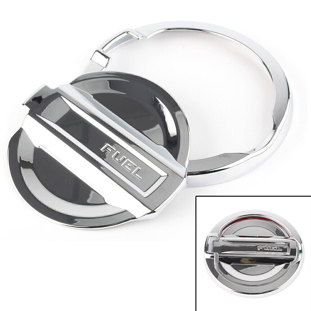 Chrome Fuel Filler Cover Oil Cap Gas Tank Lid Trim Fit for Jeep for Wrangler JL 2018